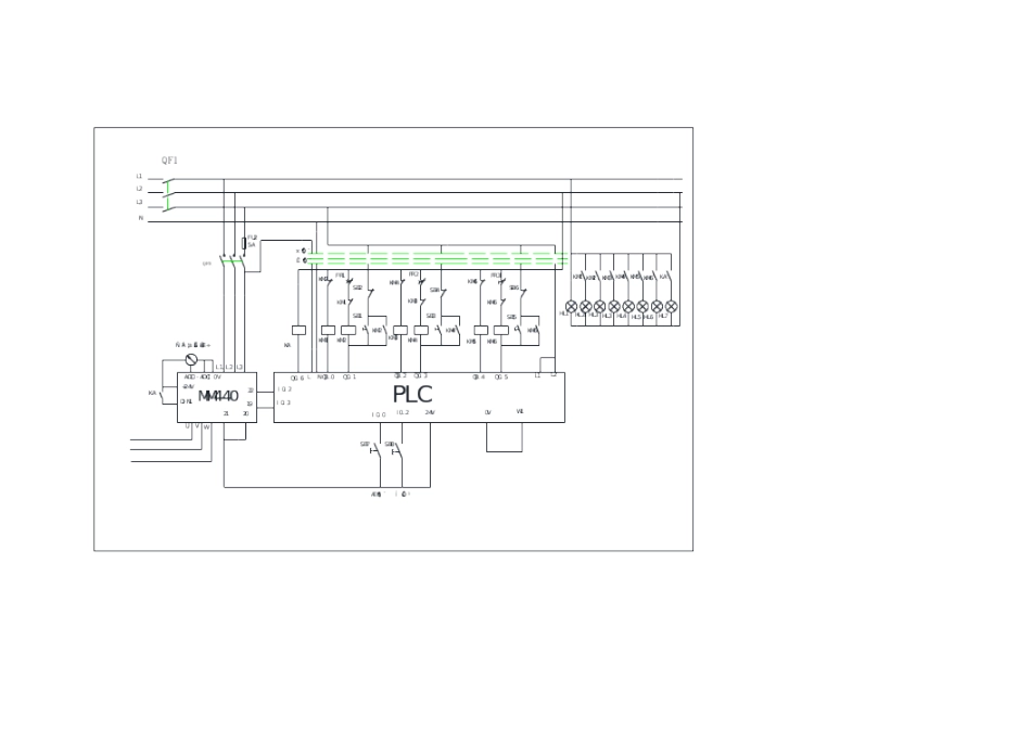 基于PLC控制变频器恒压供水系统电路图和PLC程序_第2页