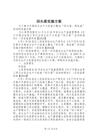2024年回头看实施方案