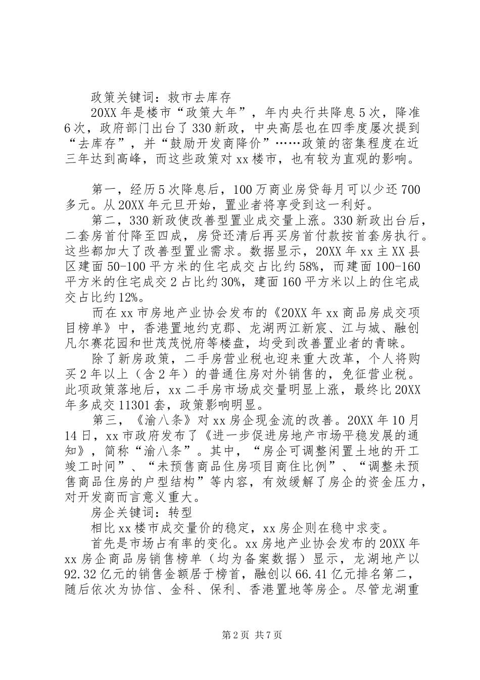 2024年房地产市场运行情况总结分析_第2页