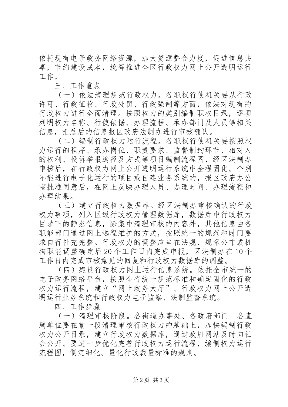 2024年区办公室行政权力公开实施意见_第2页