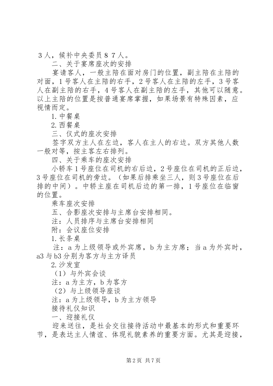 2024年会议主席台座次安排_第2页