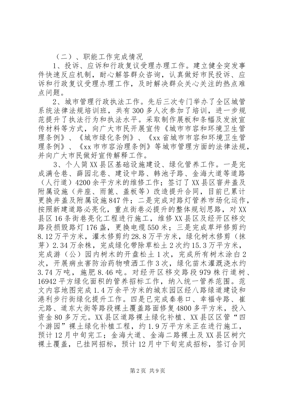 2024年区城管局总结及计划_第2页