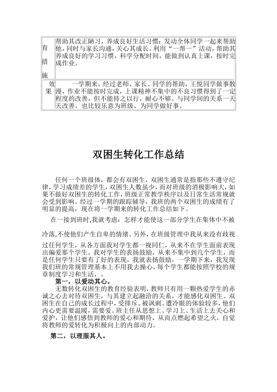 四年级2班双困生转化记录_第3页