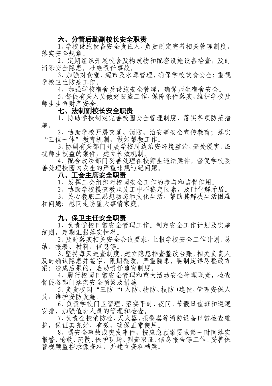 四黄岗位职责_第3页