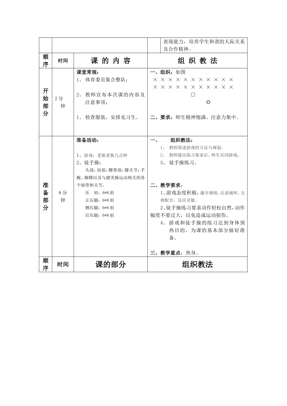 四年级大众健美操二级第一组合教学_第2页