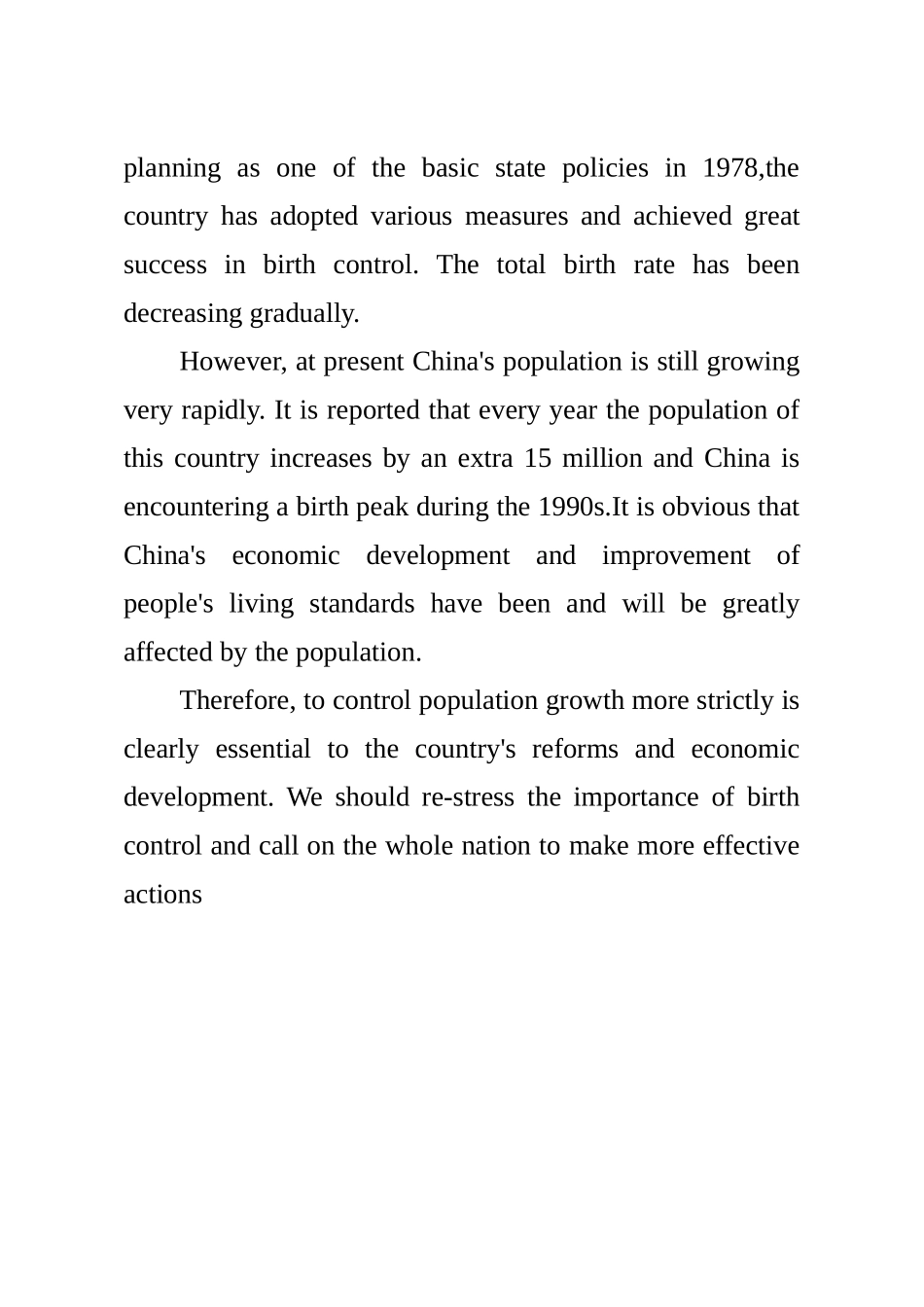 四级英语作文范文选_第3页