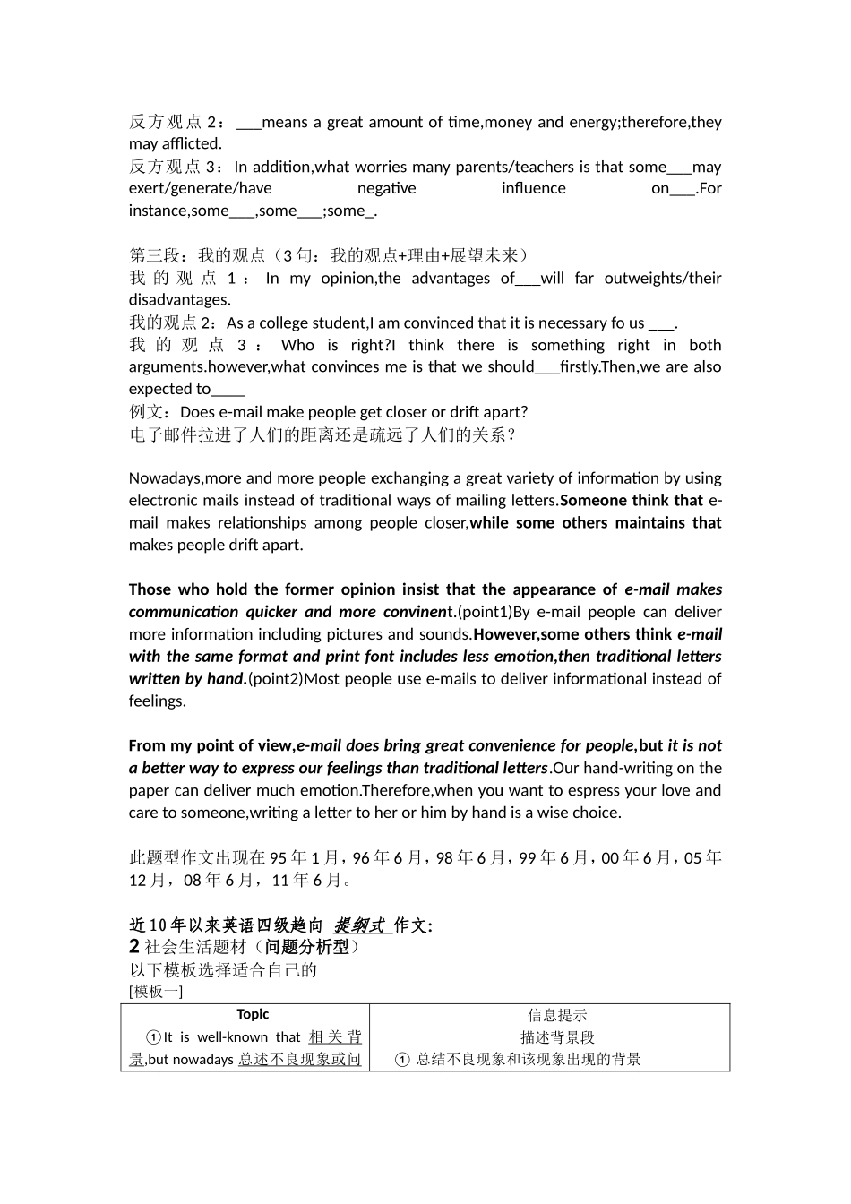 四级英语作文总结例文背诵_第2页