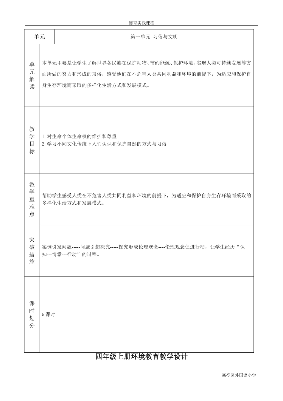 四年级上环境教育教案_第2页