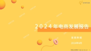 【星图数据】2024年电商发展报告