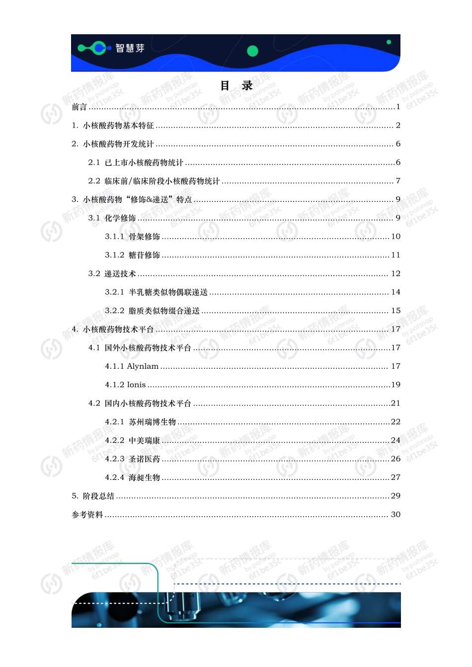 【智慧芽】2024小核酸药物研发进展及技术平台调研报告_第3页