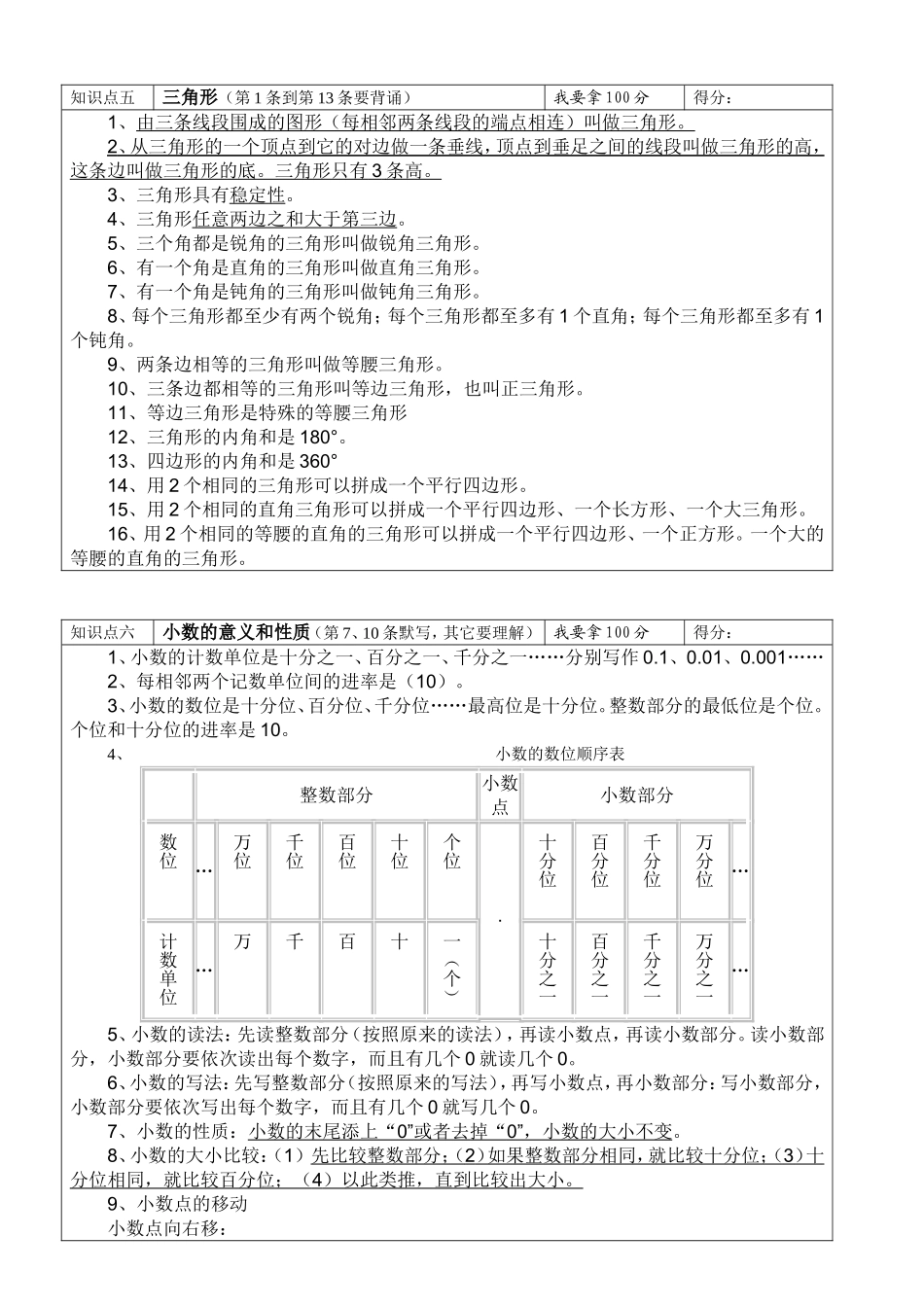 四年级下册数学知识点整理归纳(同名23360)_第3页