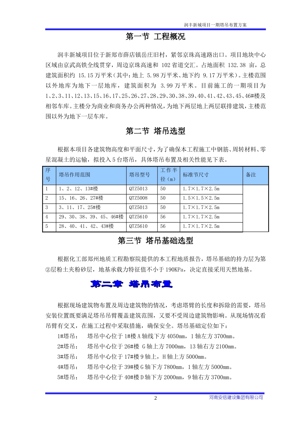 塔吊布置方案_第2页