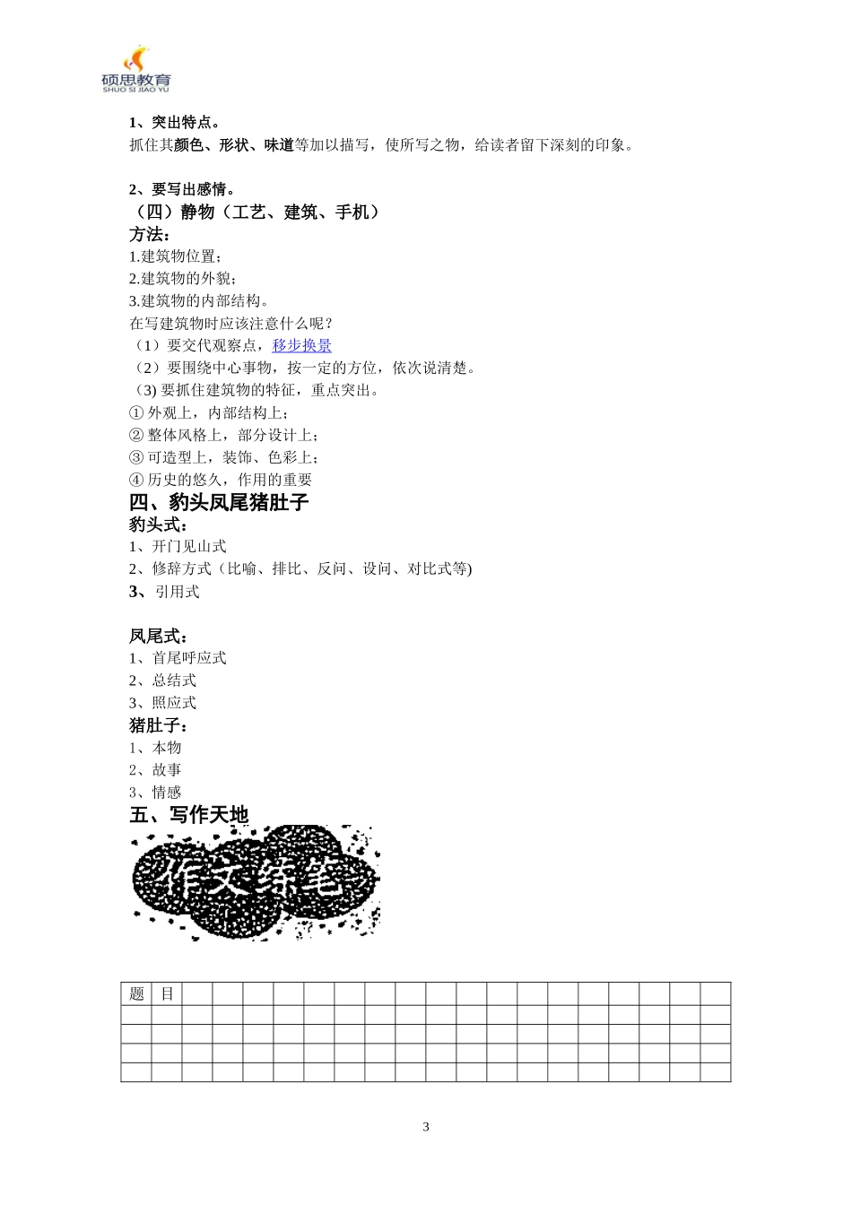四年级状物作文教案(学生专用)_第3页