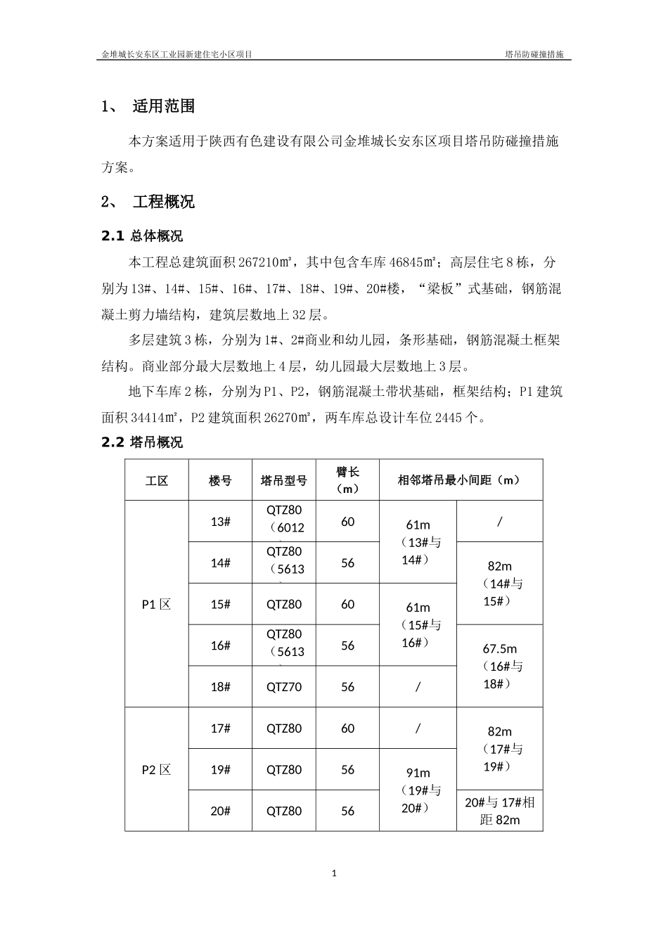 塔吊防碰撞措施方案_第3页