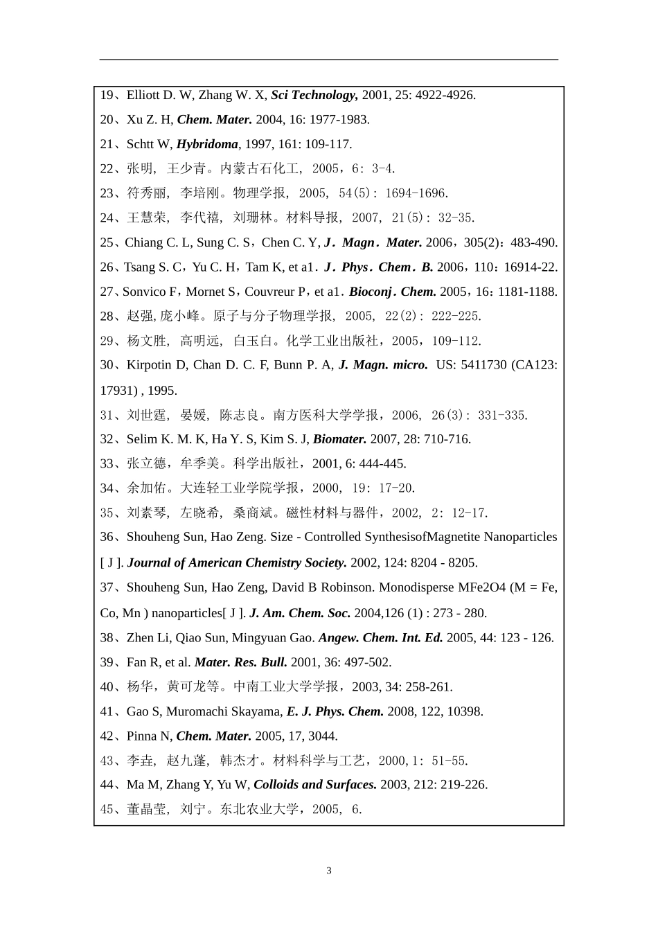 四氧化三铁纳米粒子的制备和表征_第3页