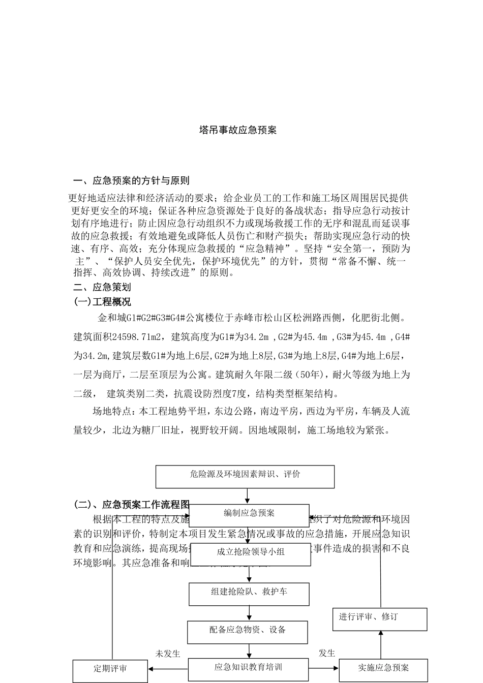 塔吊事故应急预案(同名8448)_第3页