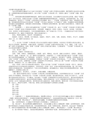 天价烟专项治理工作实施方案