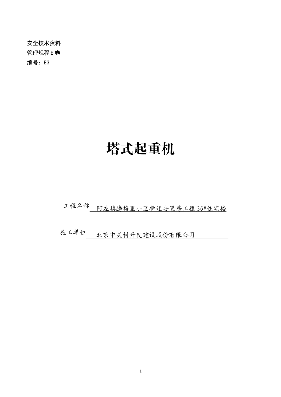 塔吊验收记录_第1页