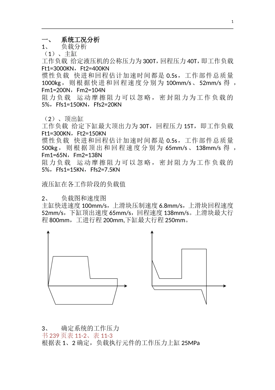 四柱万能液压机设计说明书_第1页
