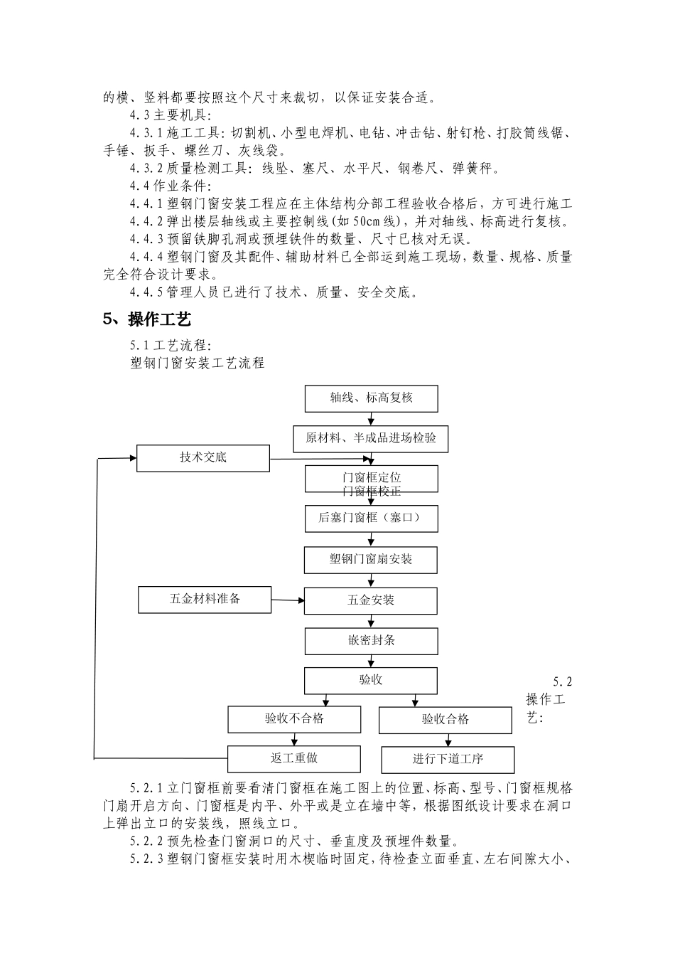 塑钢门窗安装施及验收标准_第3页