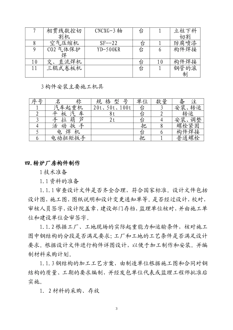 塔架、工艺管道施工方案_第3页