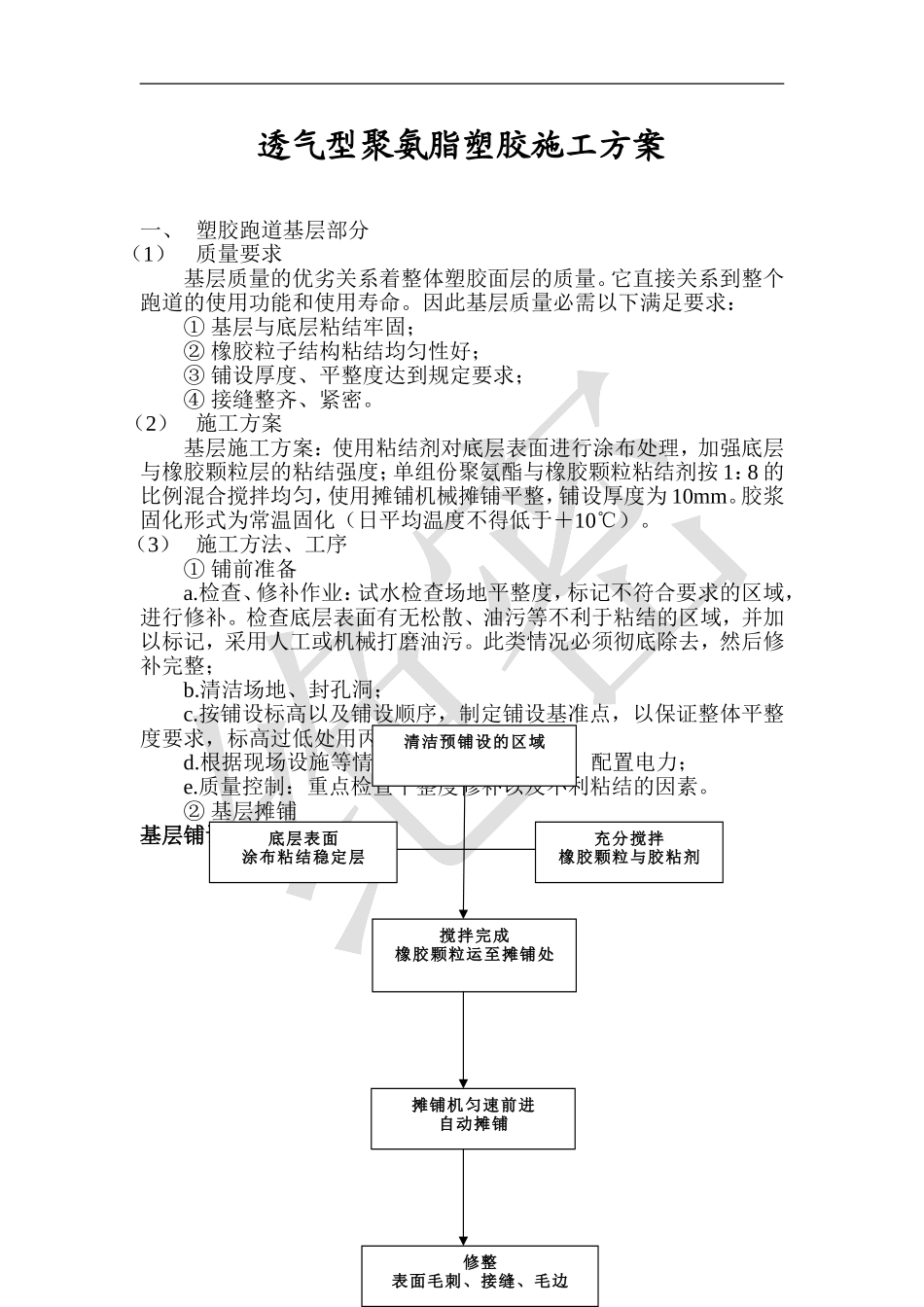 塑胶跑道施工方案_第1页