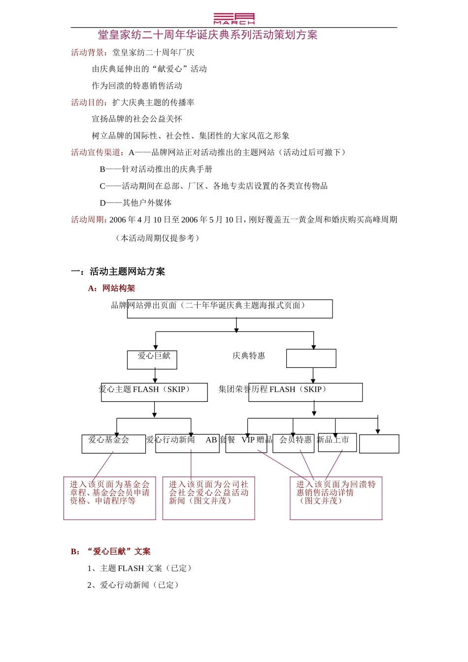 堂皇二十周年华诞庆典活动策划方案_第1页
