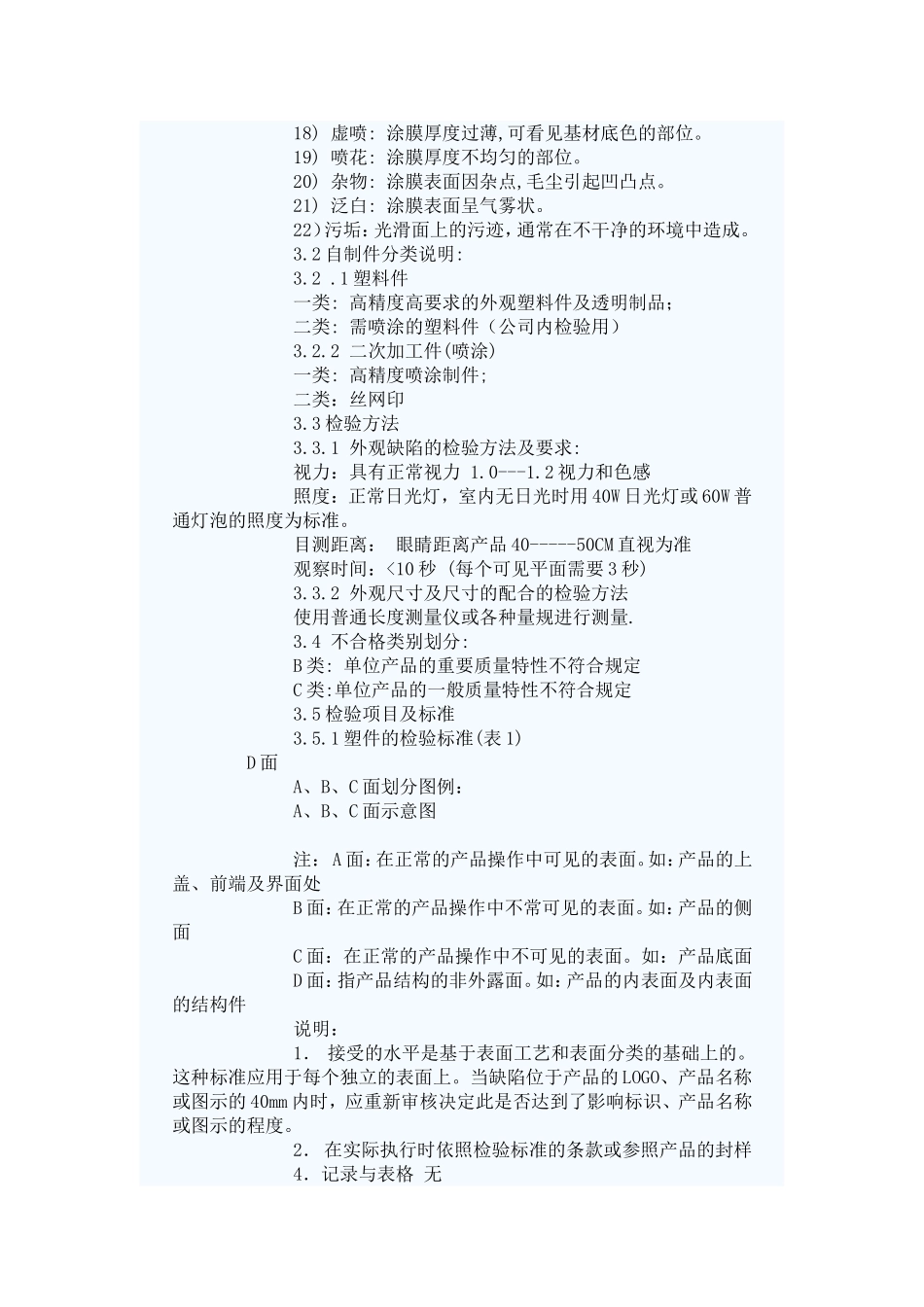 塑料件外观检验规范-作业指导书_第2页