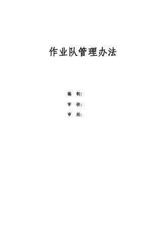 天津集装箱作业队管理办法