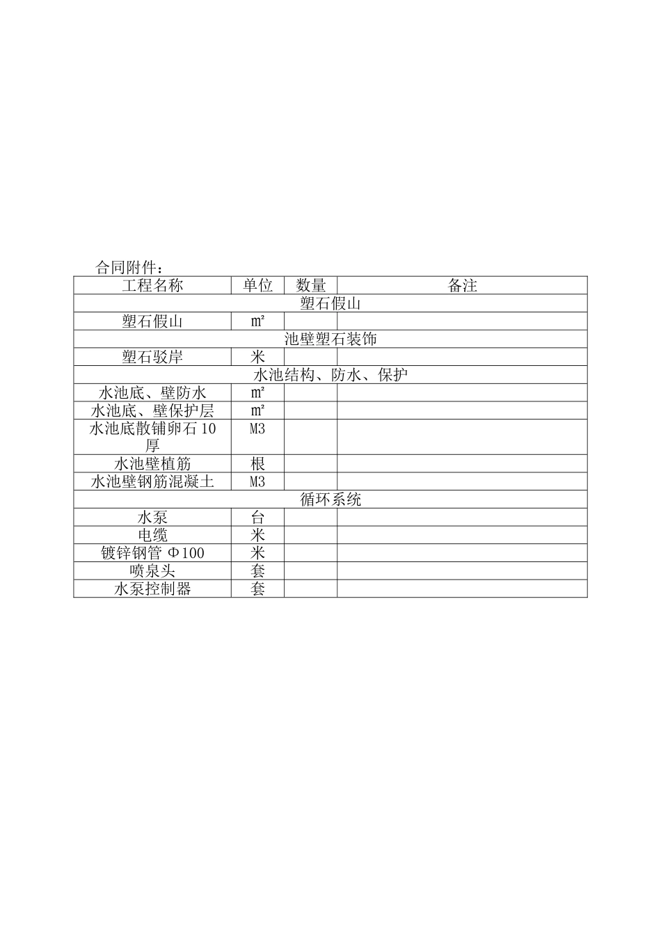 塑石假山工程承包合同_第3页