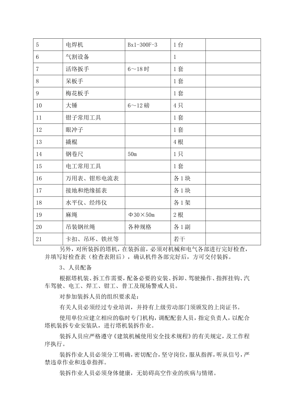 塔吊安拆方案(同名6868)_第2页