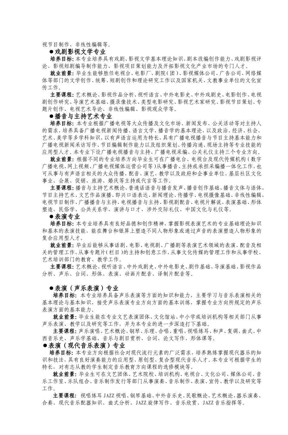 天津师范大学津沽学院2013年艺术类招生简章_第3页