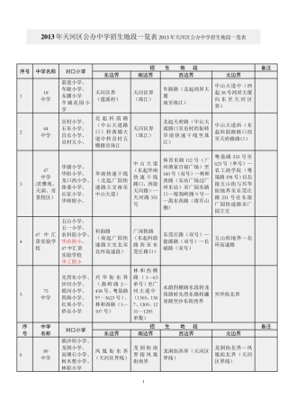 天河区对口直升
