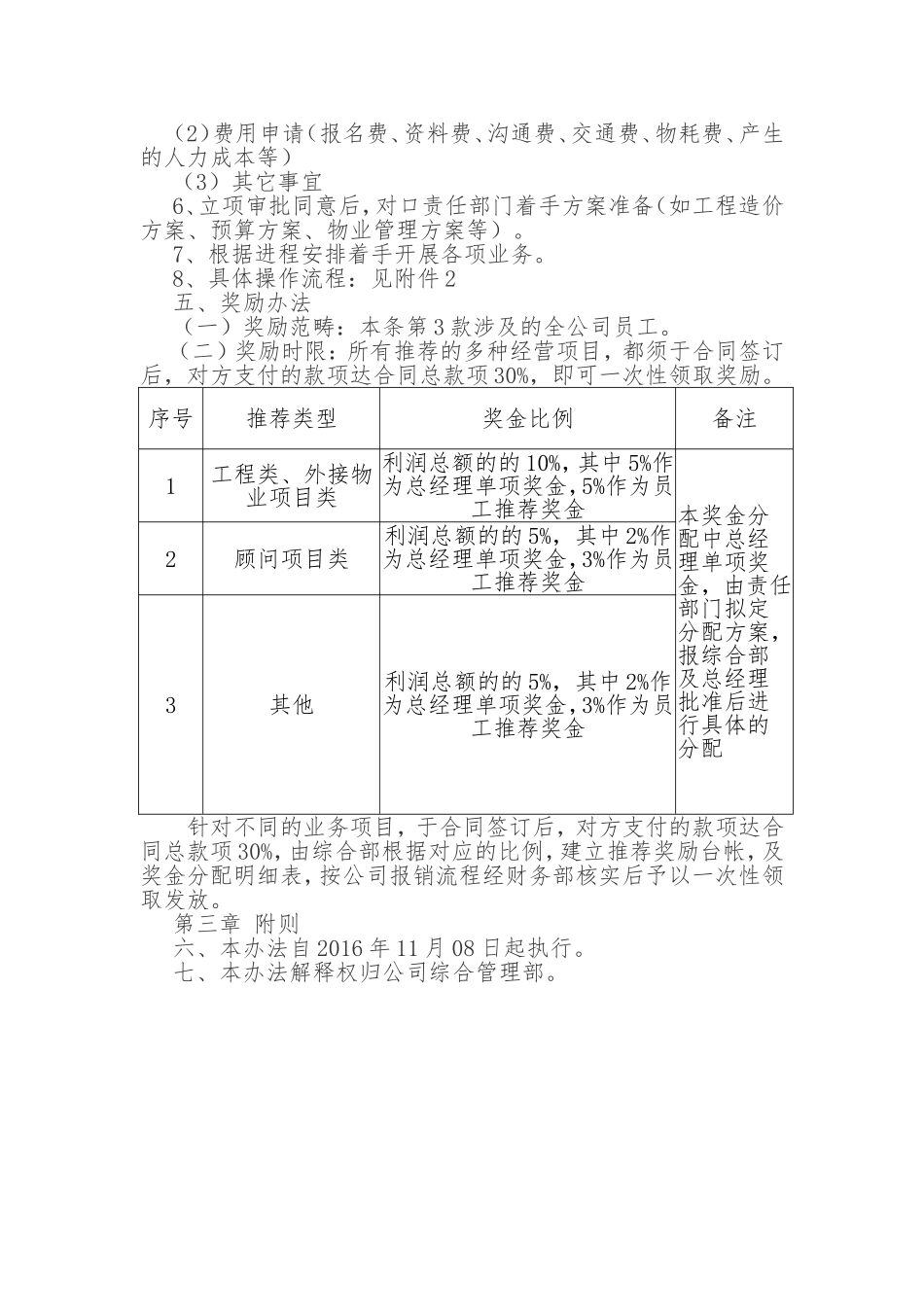 天河欣德物业公司拓展经营管理与奖励办法1_第2页