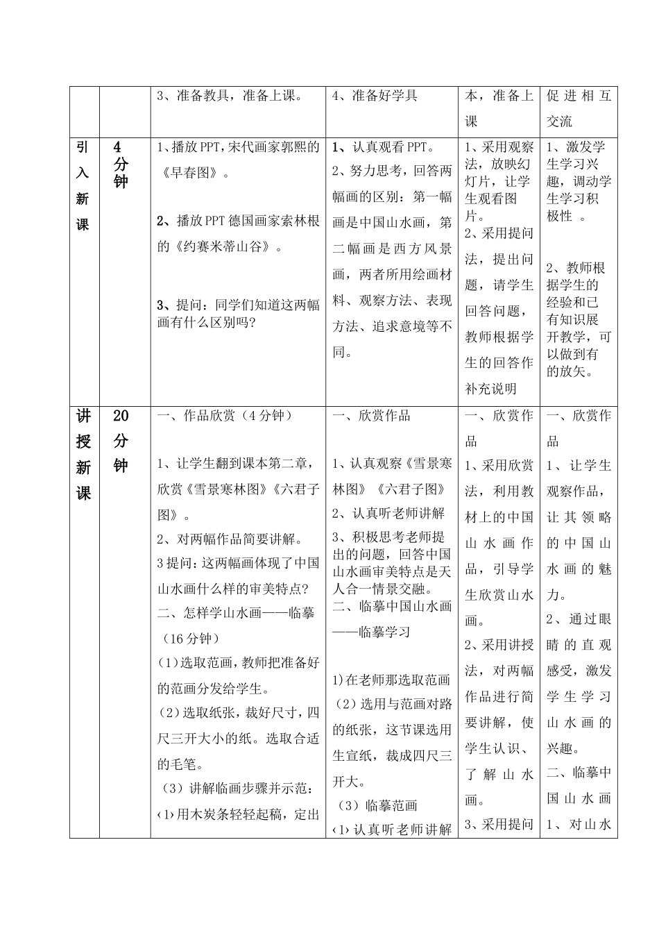 天人合一-情景交融——中国山水画-教案-01_第2页