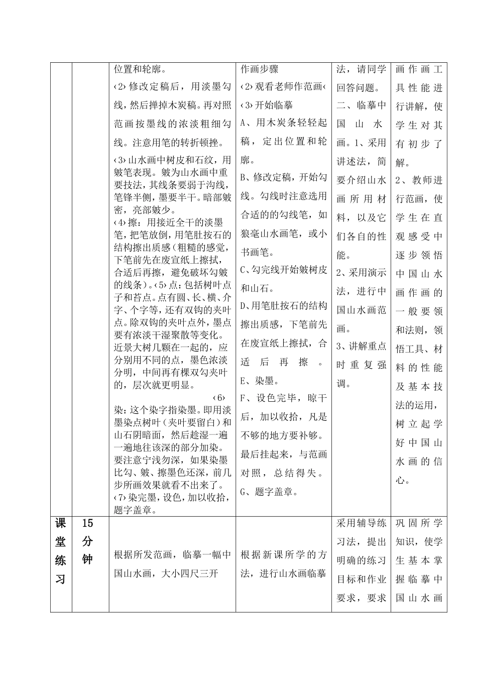 天人合一-情景交融——中国山水画-教案-01_第3页