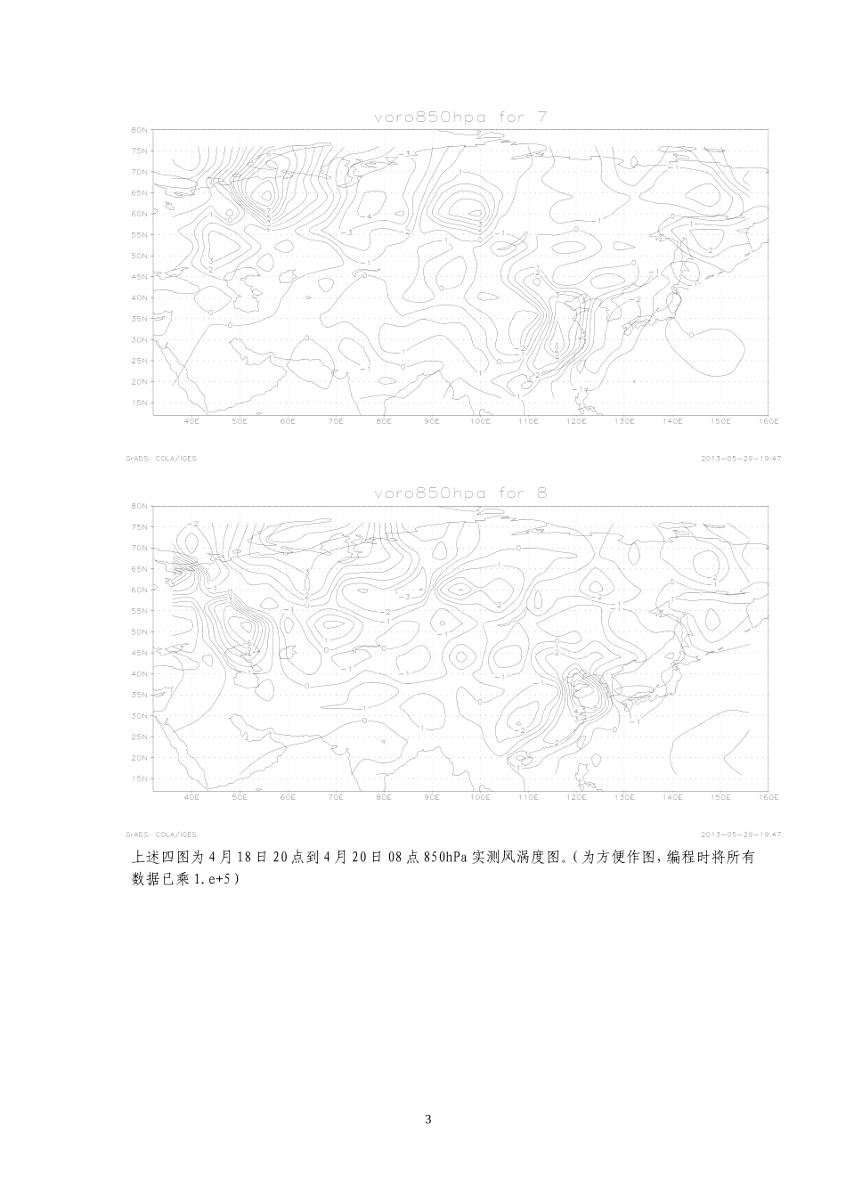 天气学诊断分析实习报告_第3页