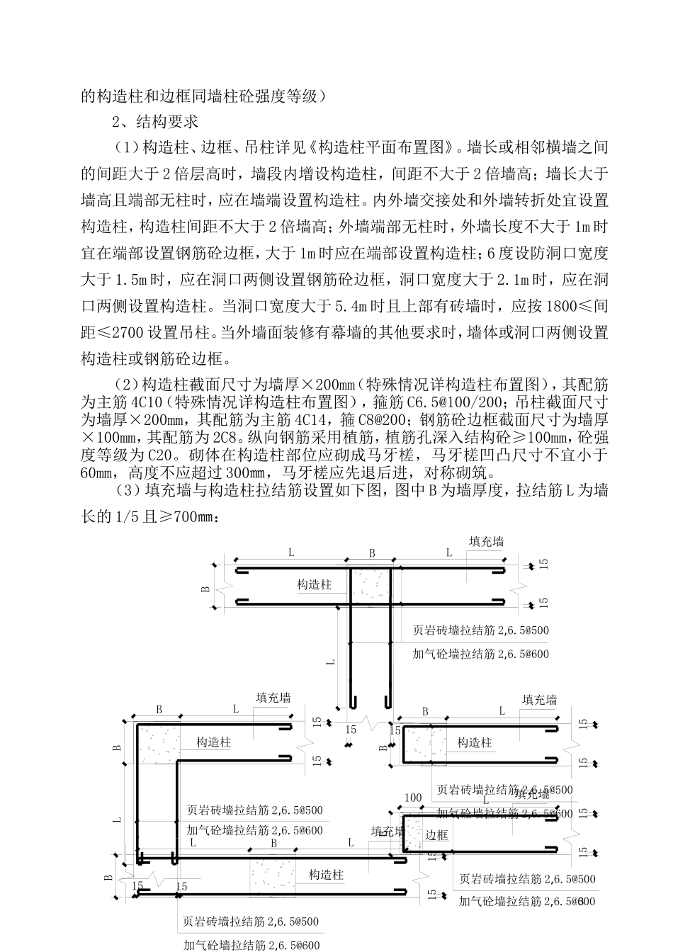 填充墙砌体施工方案(同名15158)_第3页