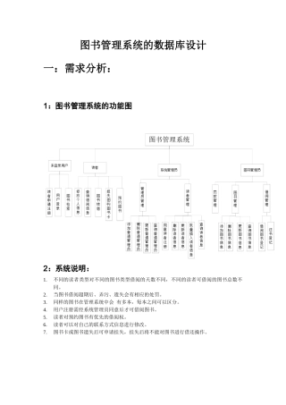 图书管理系统的数据库设计