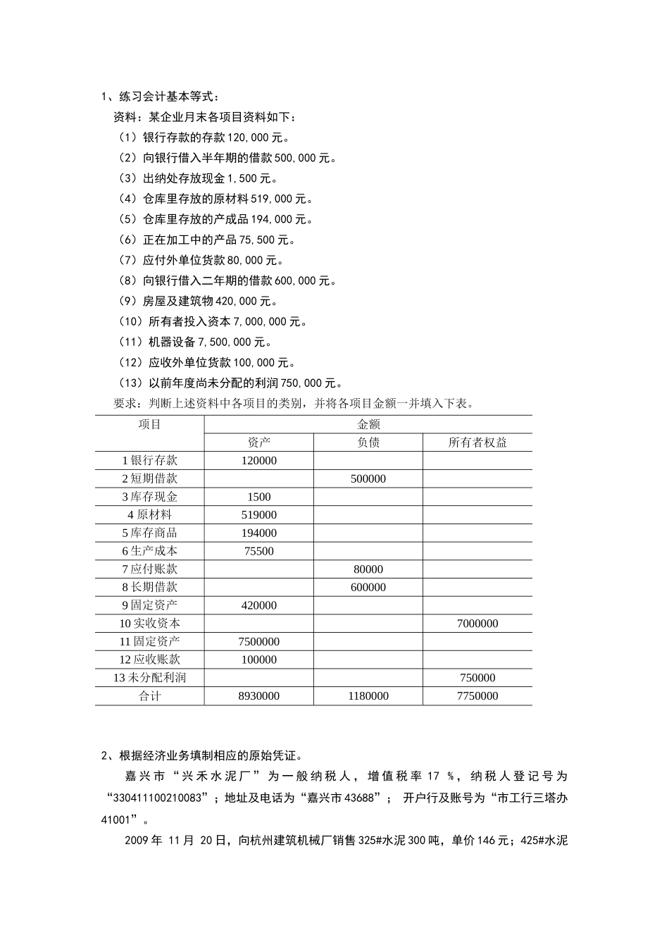 填制原始凭证_第1页