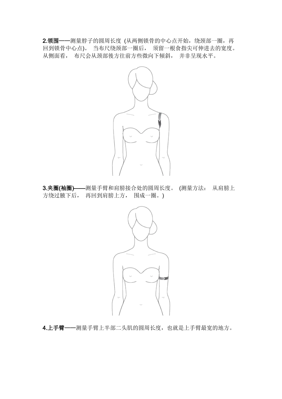 图解定制旗袍18个常用尺寸的量体方法_第2页