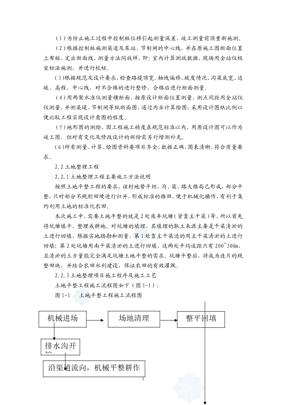 土地整理及排水沟施工方案_第3页