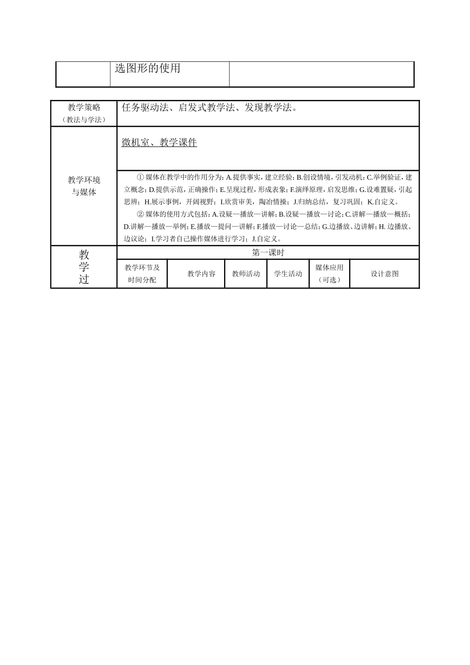 图文并茂的幻灯片2--教学设计表_第2页