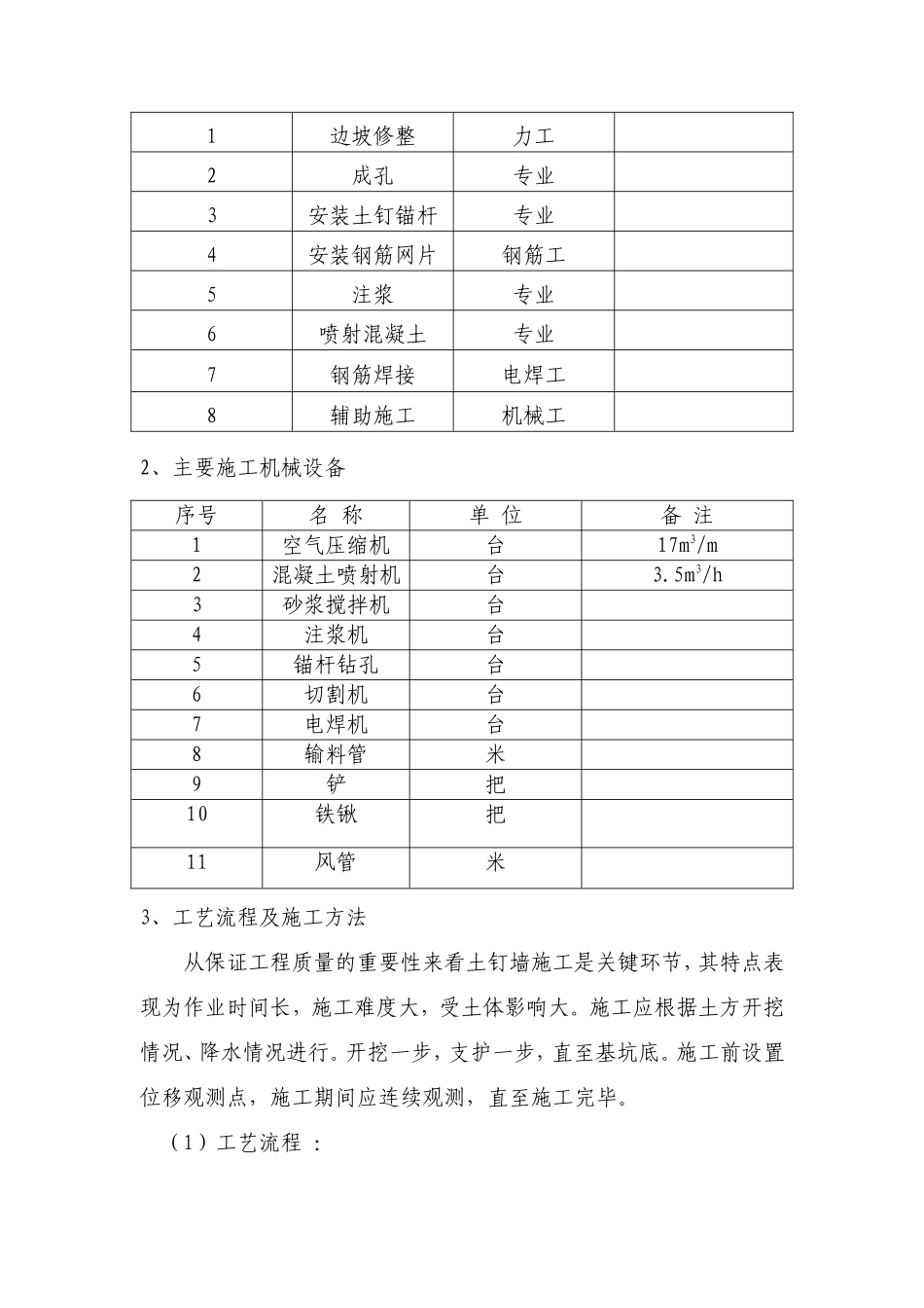 土钉墙基坑支护施工方案_第3页