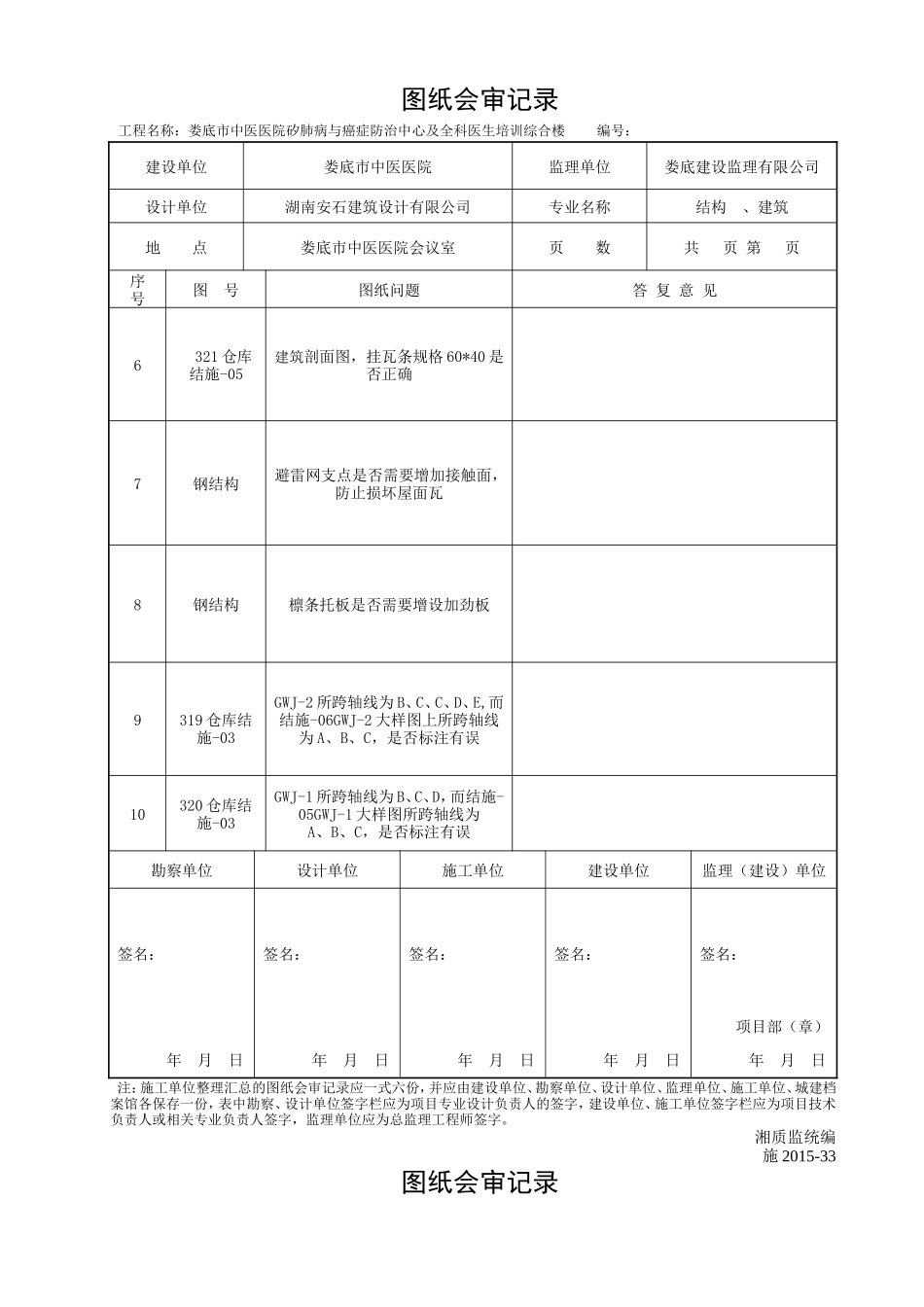 图纸会审记录_第2页