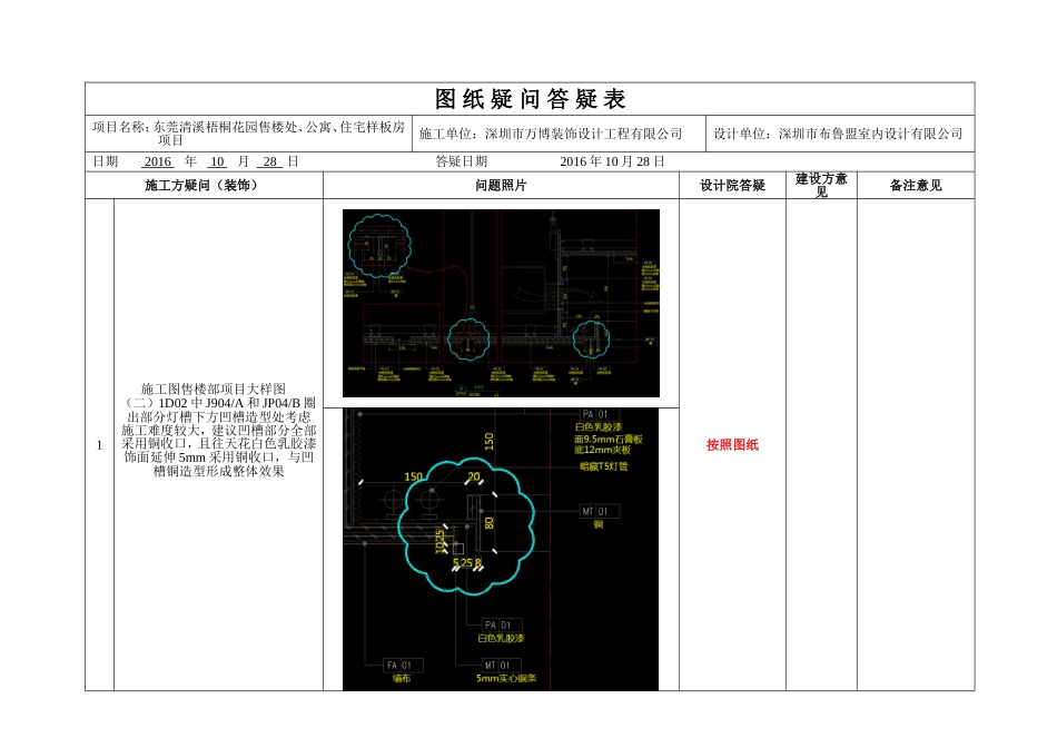 图纸疑问答疑表(范例)_第1页