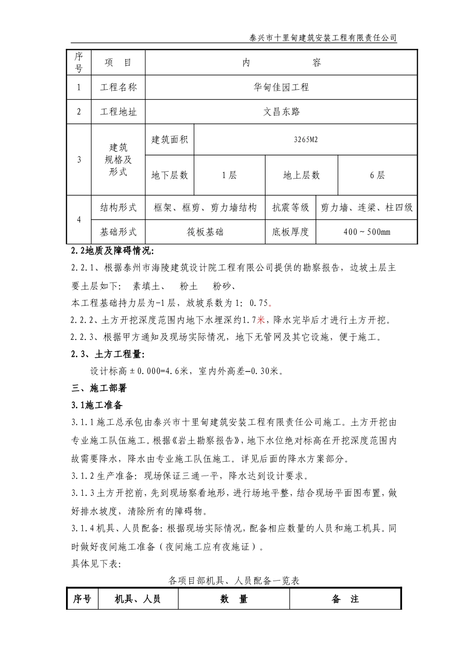 土方、护坡降水施工方案_第2页