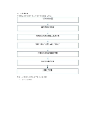 土方工程量计算