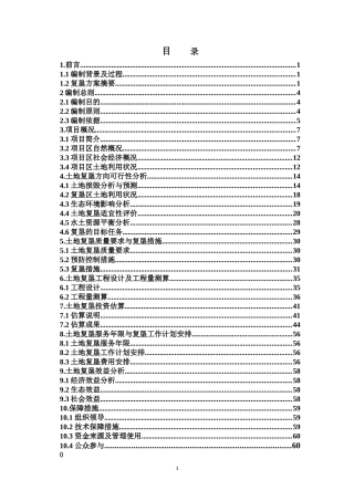 土地复垦报告