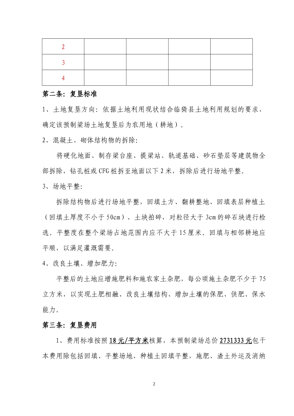 土地复垦协议书_第2页
